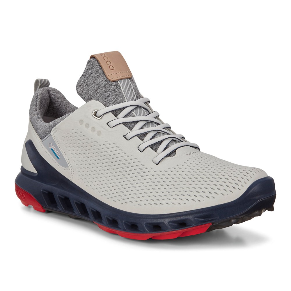 Zapatos De Golf Hombre - ECCO Biom Cool Pro - Blancos/Negros/Rojos - YUH725031